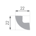 E - 01,  L = 2 м, 22 х 22 мм