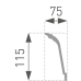 E - 37,  L = 2 м, 115 х 75 мм