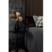 Стінна панель рейкова Marbet Woodline WL 2700х300 чорний / Дуб Темний